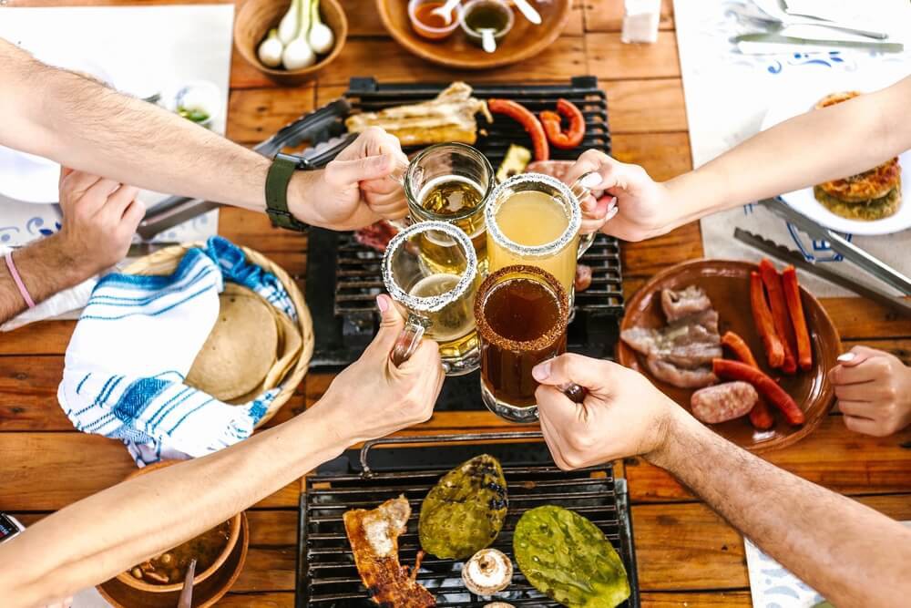 Having a beer in Mexico is always a treat, especially when you’re with friends.