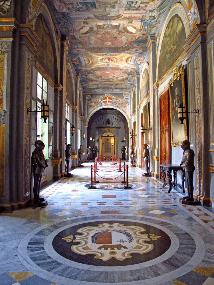 Things to do in Valletta: Opulent frescos and marble floors inside the Grand Master’s Palace