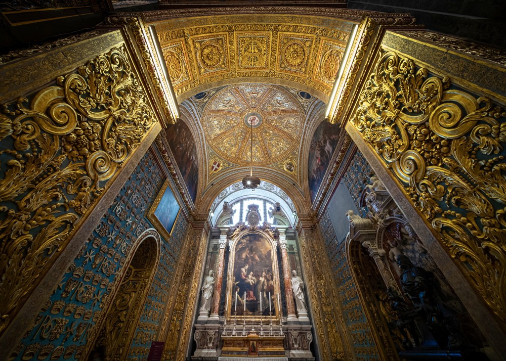 Things to do in Valletta: Golden interior walls of the St. John’s Co Cathedral